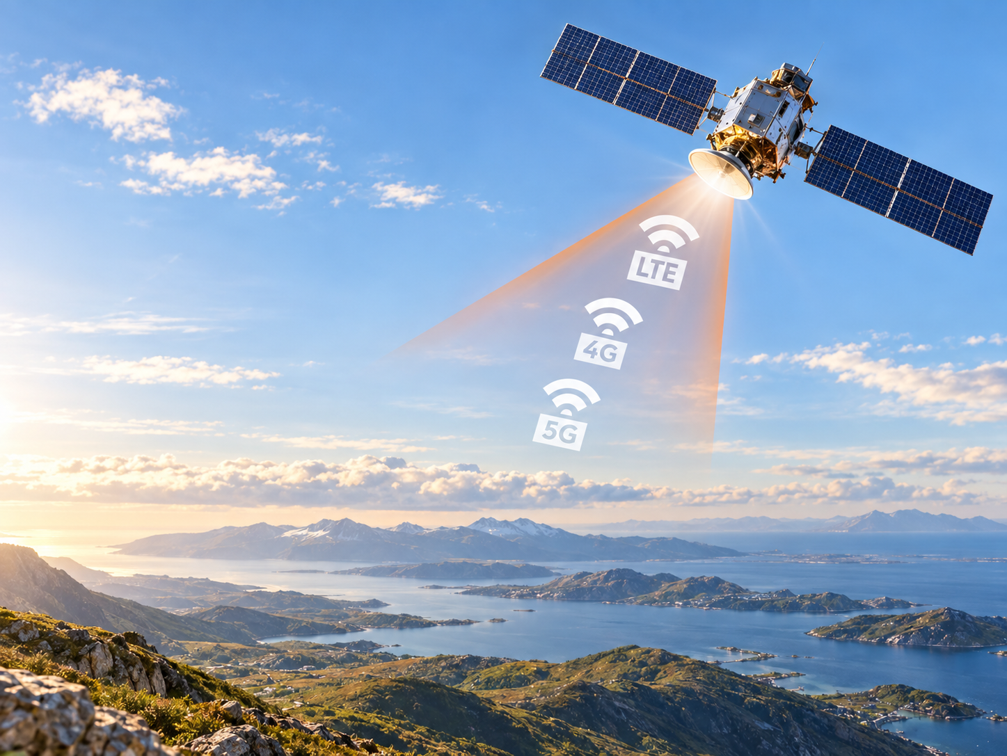 Satellite direct-to-device cellular RF front-end